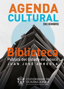 Imagen de la fachada de la BPEJ con el título Agenda Cultural