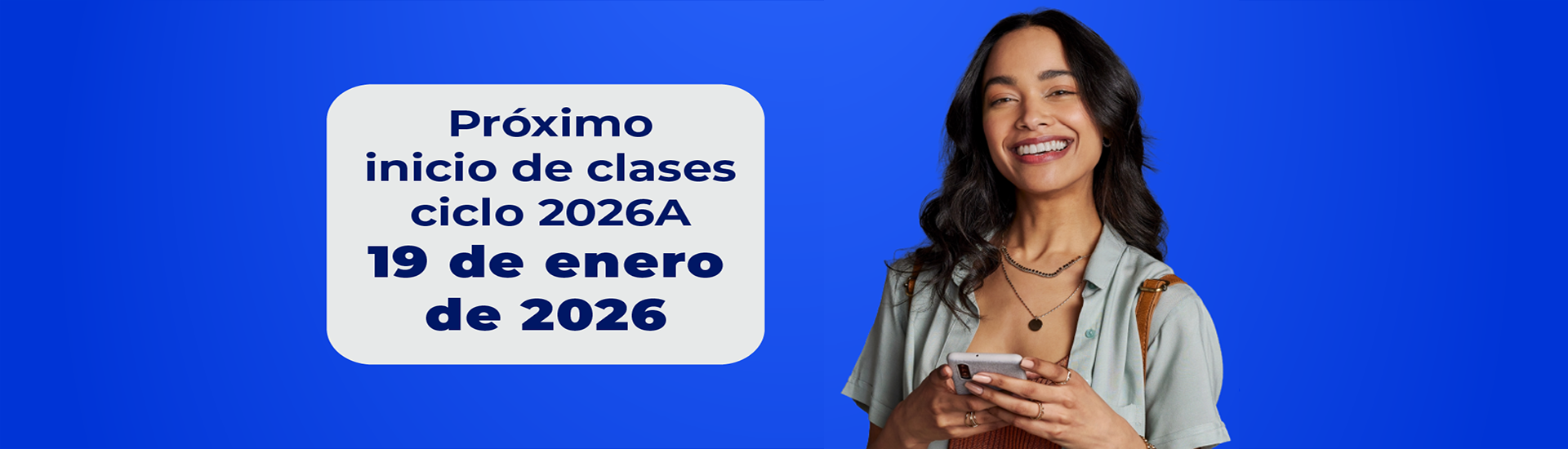 Próximo inicio de clases 2026A 