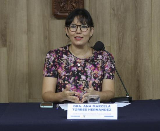 Doctora Ana Marcela Torres Hernández, titular de la CGIPV