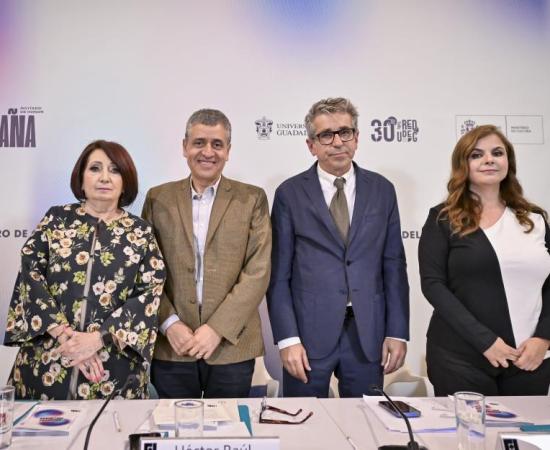 Presidium de la rueda de prensa