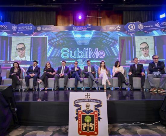 Presidium durante la inauguración del evento Sublime