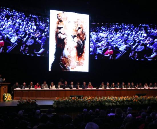 Ceremonia de reconocimiento a trabajadores UdeG por sus años de servicio 