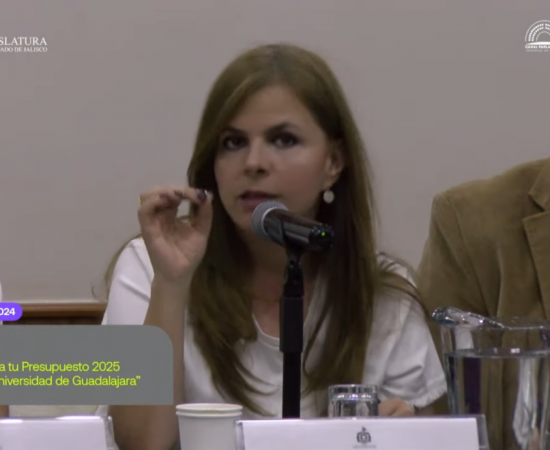 La Rectora General electa, maestra Karla Planter Pérez