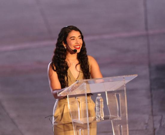 Presidenta de la Federación Estudiantil Universitaria, Zoé García Robledo