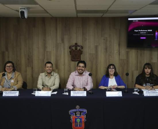 Rueda de prensa XXVI Expo Profesiones en Preparatoria de Tonalá