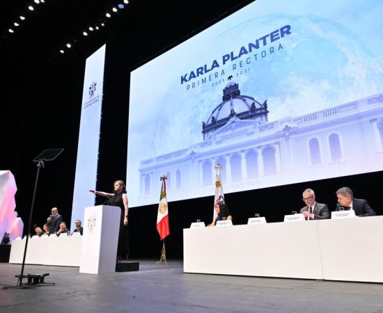 Mtra. Karla Alejandrina Planter Pérez, Rectora General de la Universidad de Guadalajara (UdeG) para el periodo 2025-2031