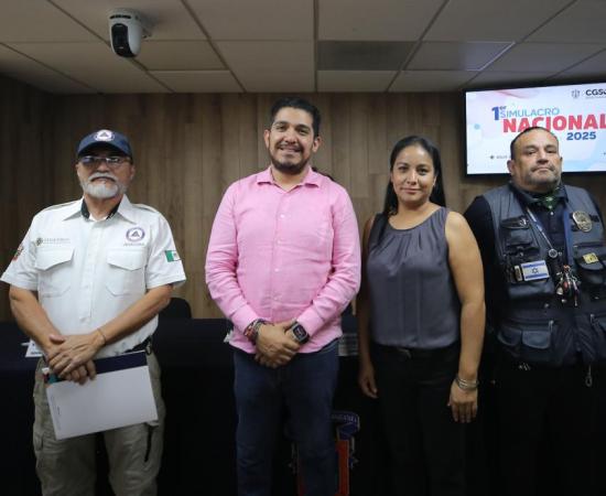 Rueda de prensa Simulacro Nacional 2025