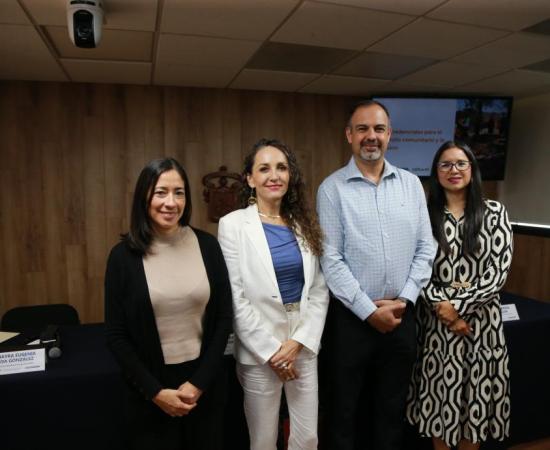 Rueda de prensa para presentar el microcurso “STEM, nutrición comunitaria"