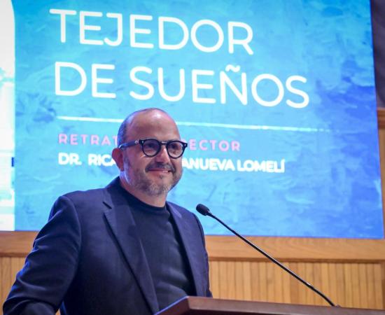 Develación del retrato del ex rector Ricardo Villanueva