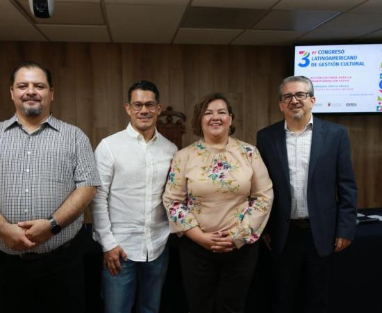 Rueda de prensa tercer Congreso Latinoamericano de Gestión Cultural en CUGDL
