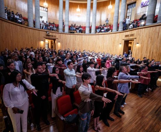 Integrantes de las comisiones del CGU toman protesta para el periodo 2025-2026